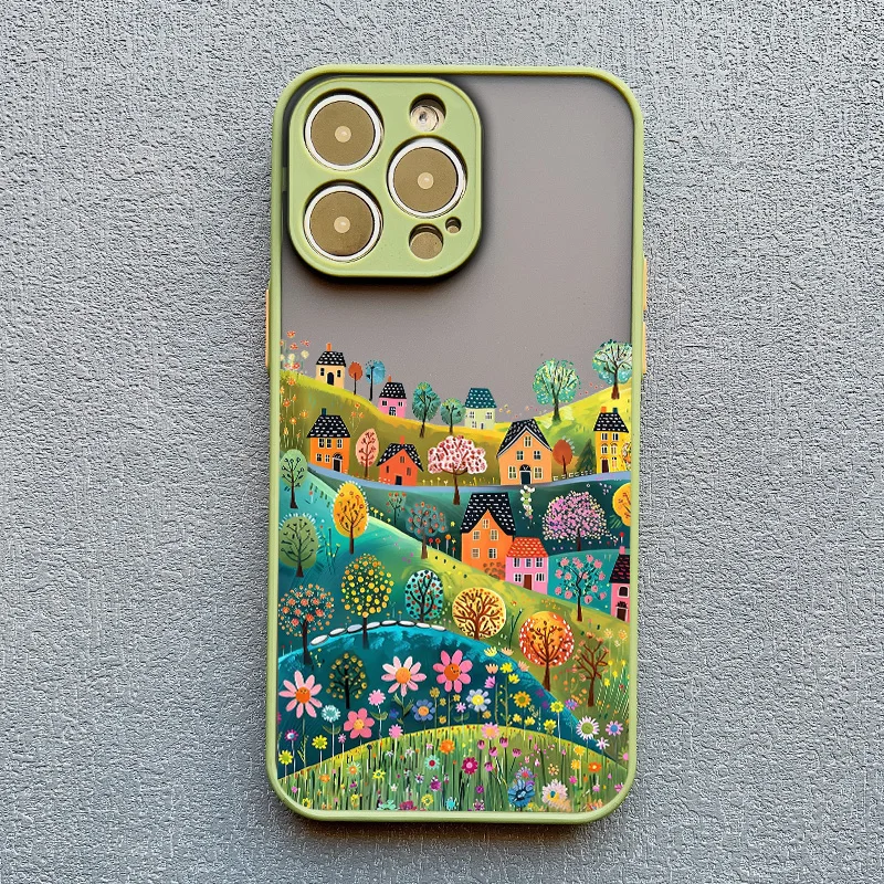 Wildflower Field Collective Farm Phone Case - Vibrant Floral Design Back Cover