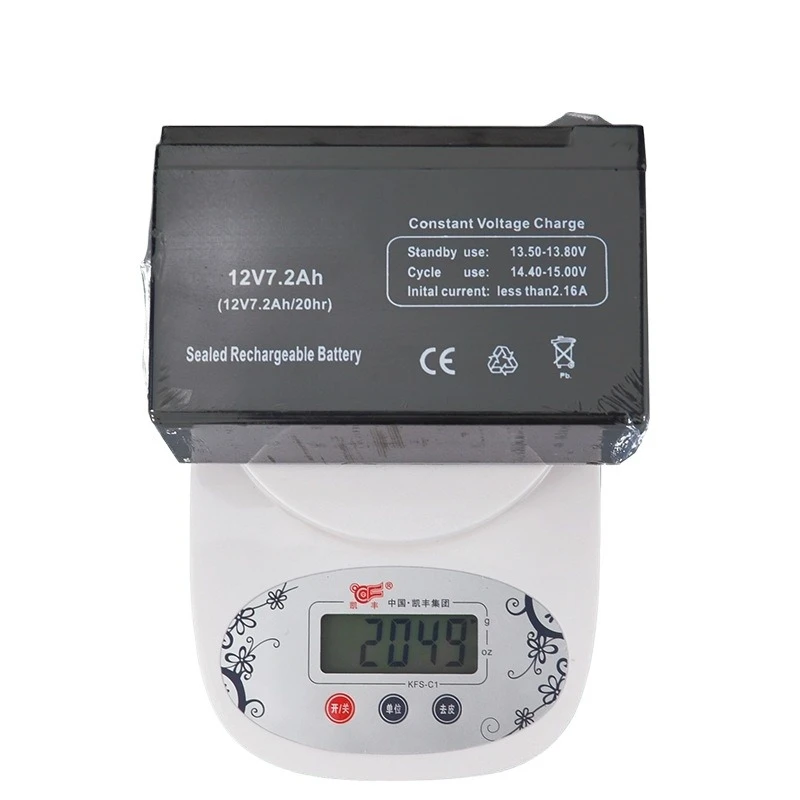 12V 7.2Ah Standby Backup Lead Acid Battery Maintenance-Free for UPS, Solar Syste