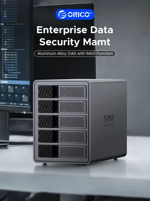 ORICO 最新型 HDDケース 4スロット 冷却ファン付き 150W｜外付け 