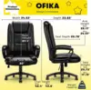 Home Office Chair, 400LBS Big and Tall Chair Heavy Duty Design, Ergonomic High Back Cushion Lumbar Back Support, Computer Desk 3