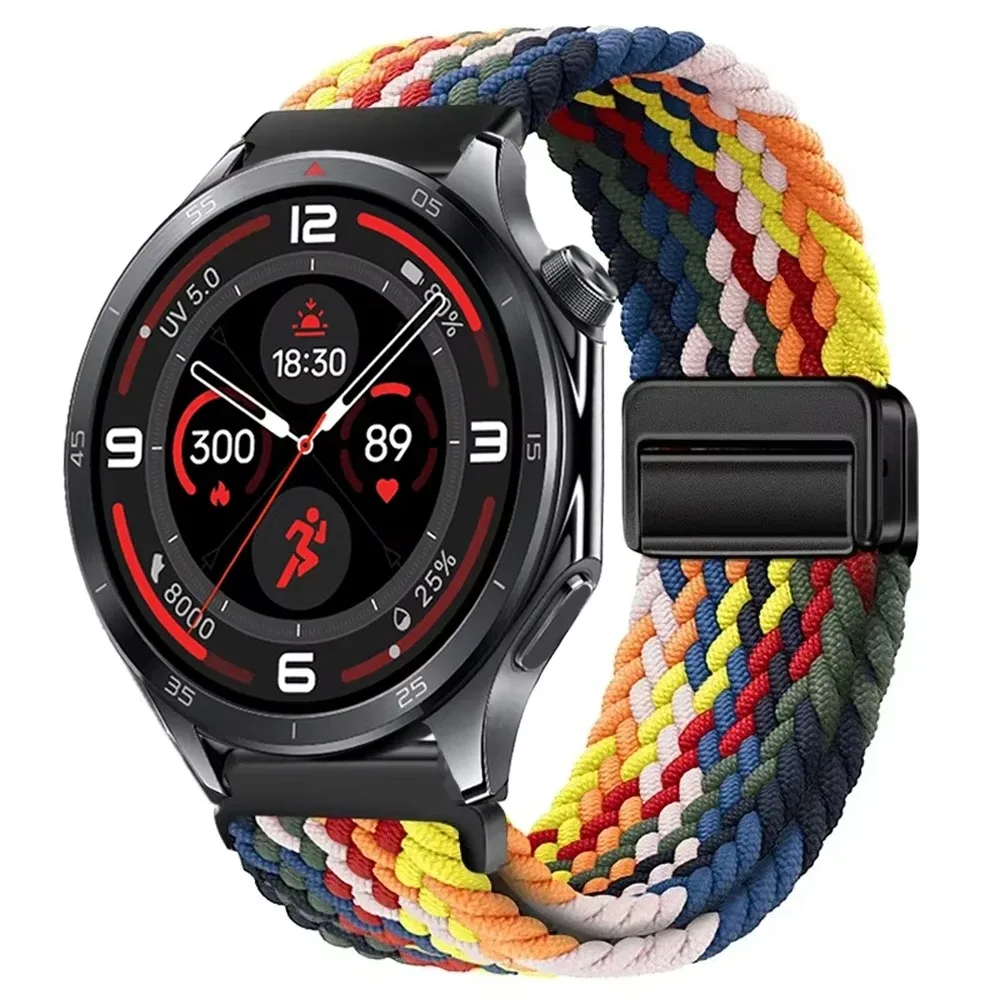 Braided Sport Nylon Strap, 22mm - Durable & Stylish Watchband Bracelet