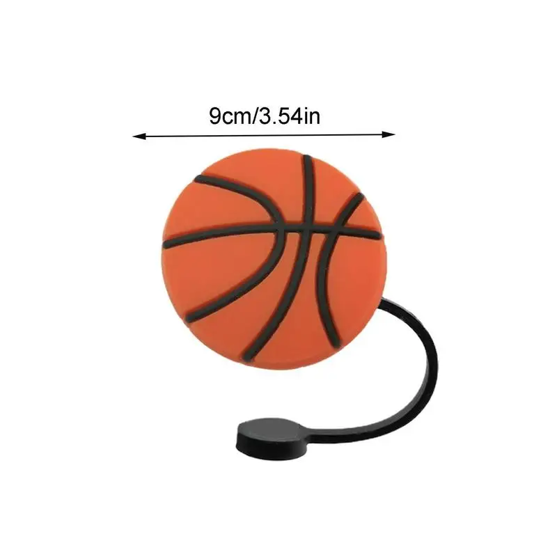 Silicone Straw Topper Unique Ball Shape Food Grade Silicone Caps 10pcs Cup Straw Toppers For Parties Travel Camping Daily Life