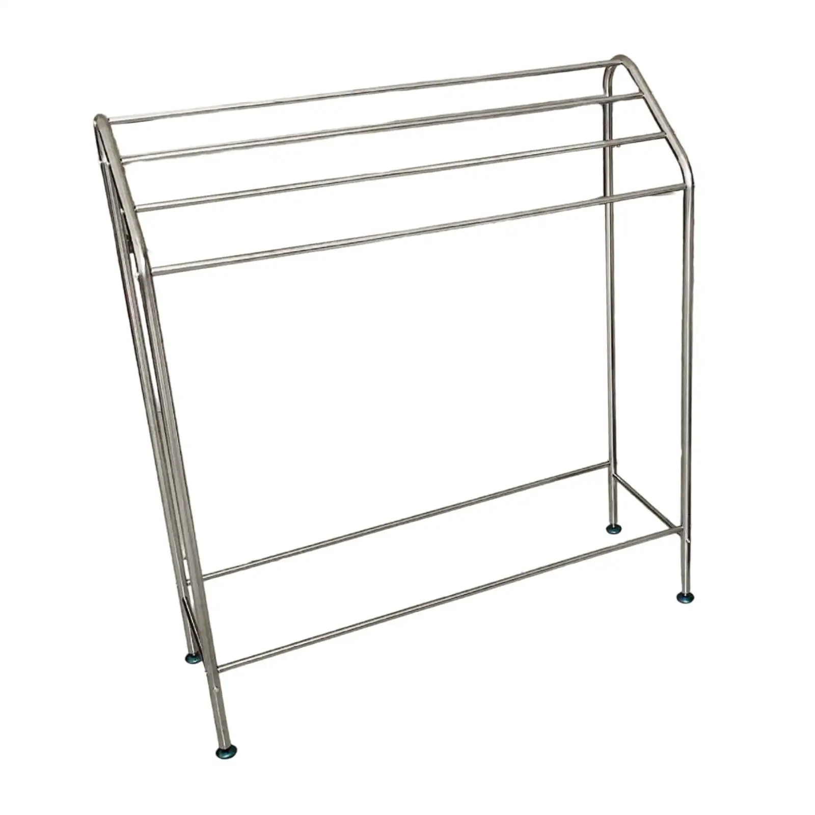 Floor Towel Rack Multifunctional Bathroom Storage Shelf Sturdy Blanket Display Rack for Hotel Closet Laundry Room Home Household