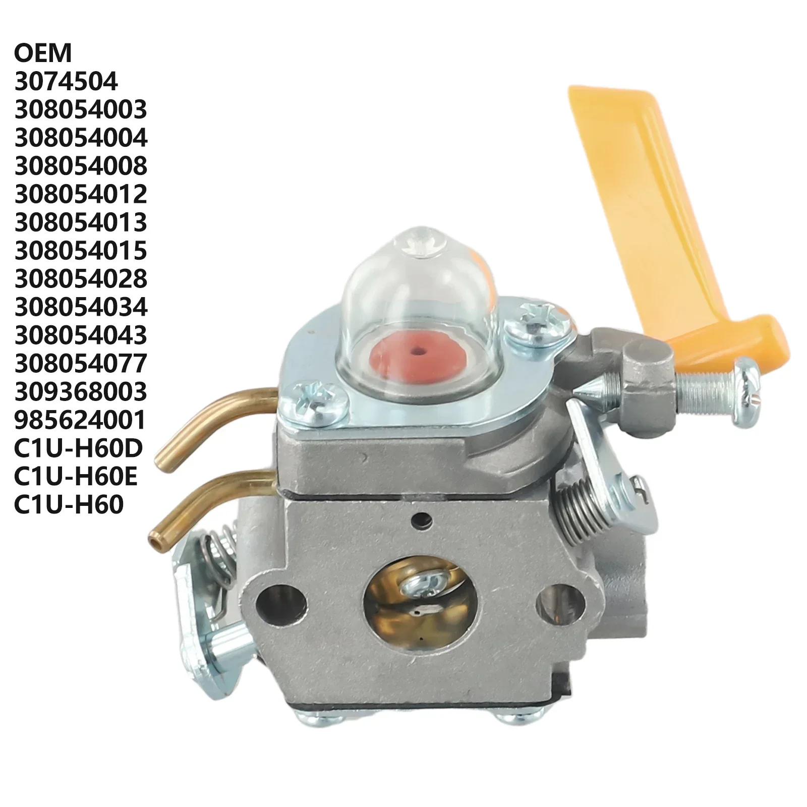 Carburatore Per Decespugliatori 30cc &ndash; Adatto Per Homelite, John Deere, Ryobi, Modello C1U-H60, 308054003