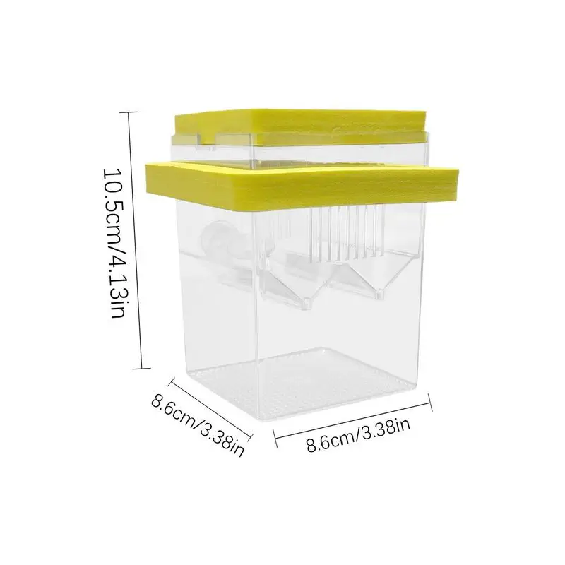 Fish Breeding Box Aquarium Fish breeding Box Durable Fish tank guppy breeding isolation box Clear Hatching Incubator For Baby Shrimp