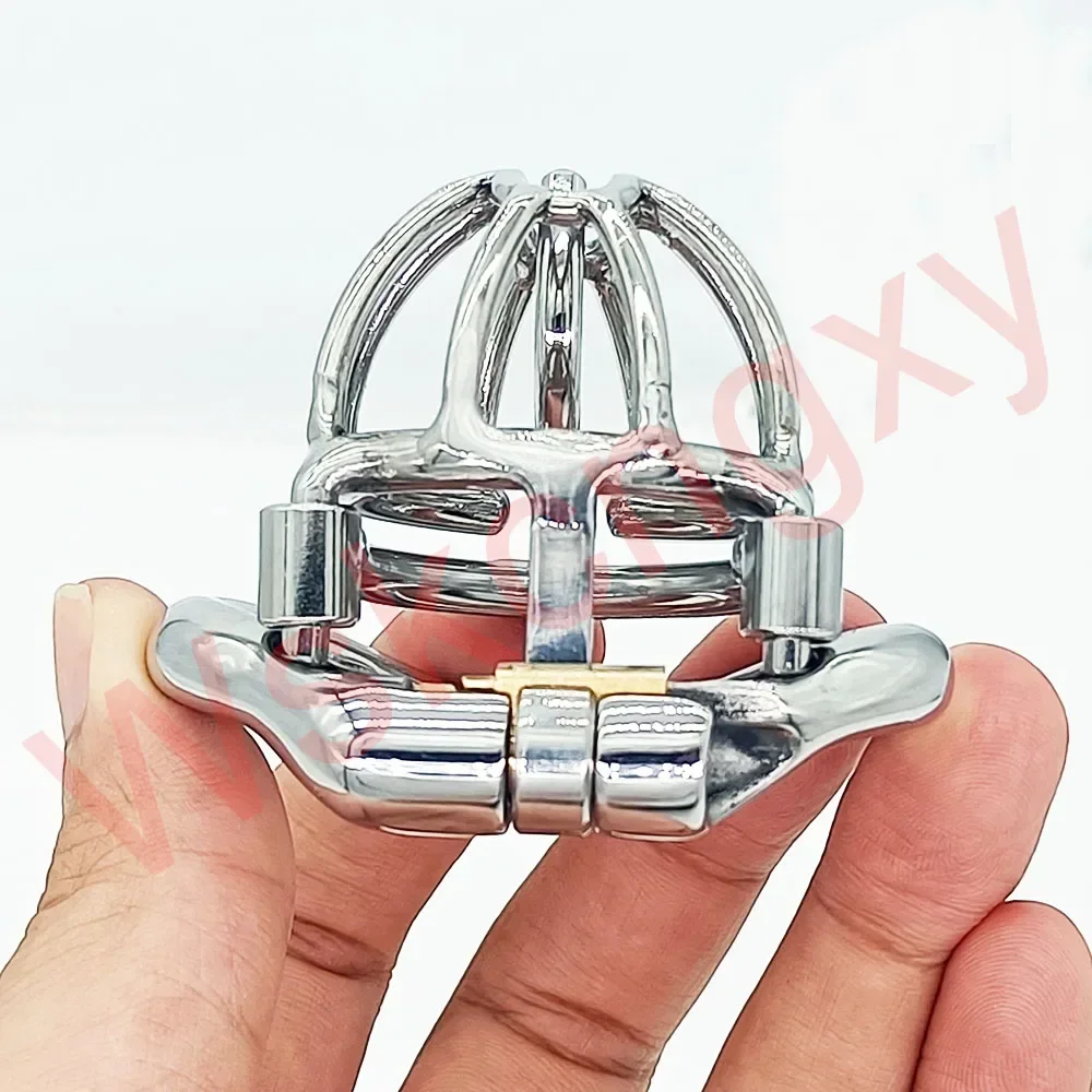 Stainless Steel Male Chastity Device Removable PA Puncture Cock Cage Penis Ring Sex Toys For Men Erotic Urethral Lock penis chastity cage chastity lock sex toy chastity cage accessory penis cock ring