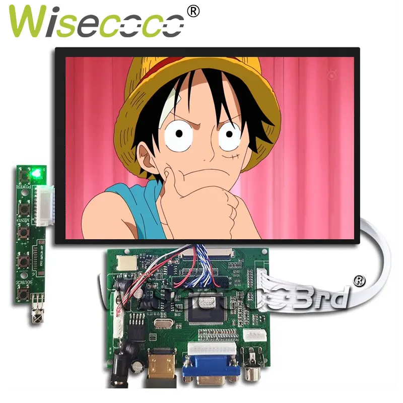 Tela Sensível ao Toque Polegada 1280x800 Ips Tela Lcd 400 Lêndeas Brilho Vga av Controller Board Wisecoco Displays - Imagem 6