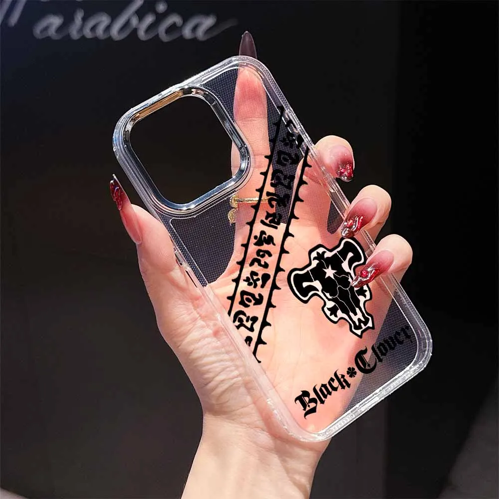 Black Clover Anime Soft Phone Case