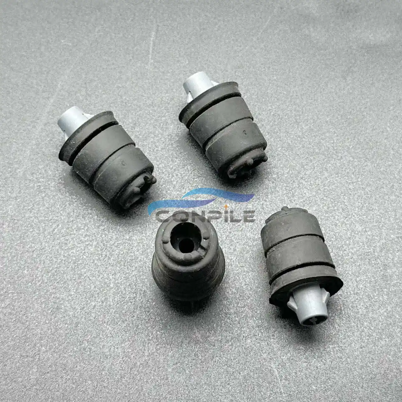

4pcs for 2013-19 Toyota RAV4 tail lip trunk tailgate rear door buffer rubber pier pad