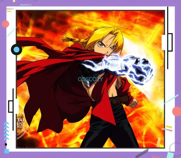 Fullmetal Alchemist Edward Elric Cosplay Costume - Custom Size