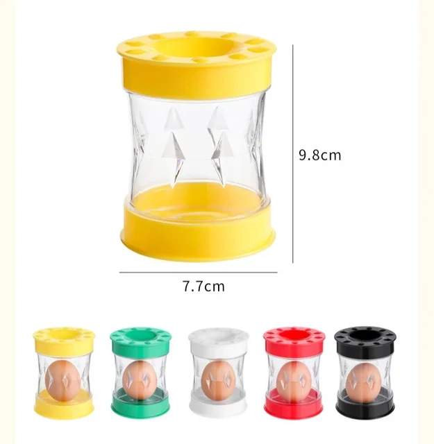 Hand Egg Sheller Cranked Automatic Household Peeling Machine Opener Tool Fully Automatic Small Kitchen Gadgets for Boiled Eggs 6