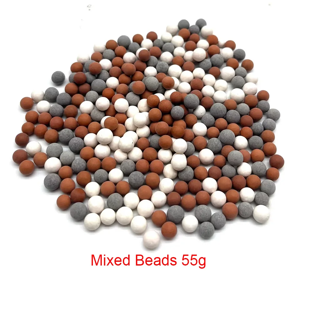 Enhanced Shower Water Purification Filter with Anion Mineral Beads