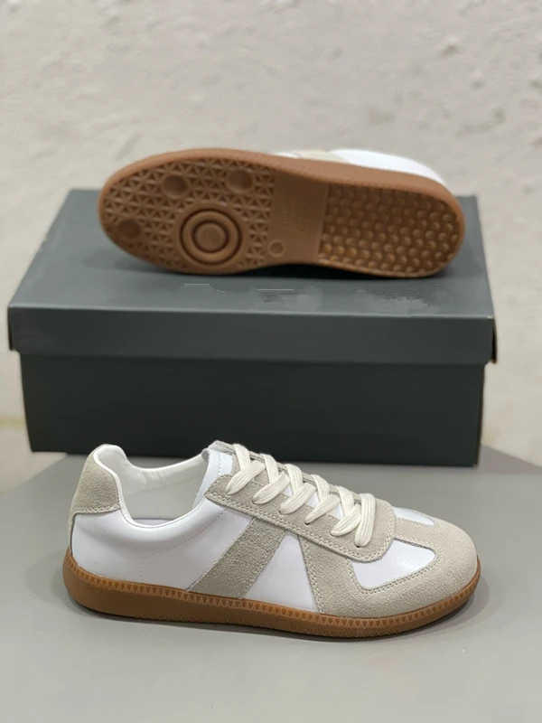 Withered Vulcanized Woman Fashion Soft Genuine Leather Training Shoes Women Patchwokr Casual Sneakers Women