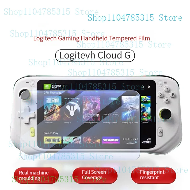 Logitech Cloud G 휴대용 게임 콘솔용 교체 화면 강화 필름
