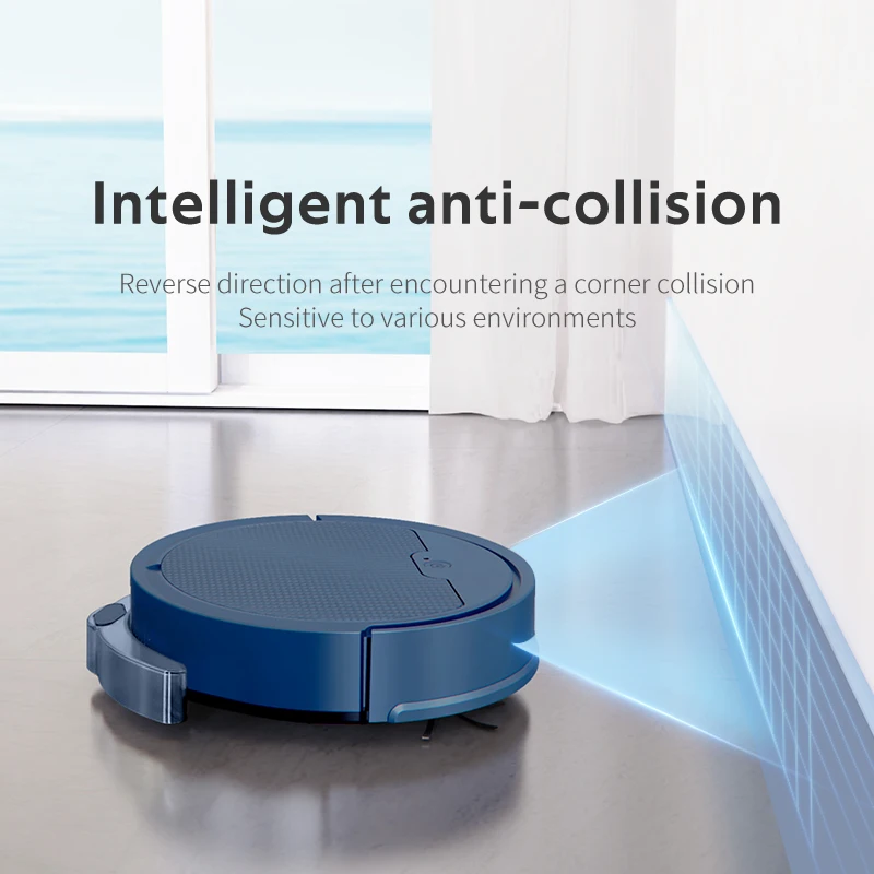 Obowal Sweeping Robot Vacuum Cleaner APP Control Automatic Water Tank Sweep & Wet Mopping Vacuum Cleaner Mute Pet Hair For Home 6
