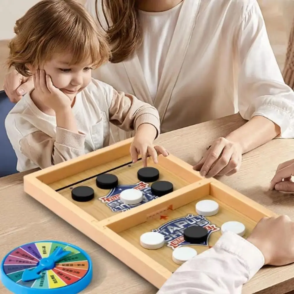 Sling Chess Table Desktop Hockey Game Table Chess Parent-child Interactive Fast Sling Game Funny Plastic Paced Sling Board Game