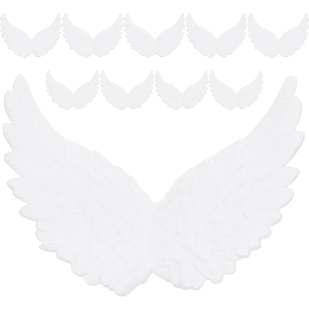 

Plastic Angel Wings Ornaments Christmas DIY Crafts Accessories Decor DIY Christmas Crafts Accessories Angel Wings