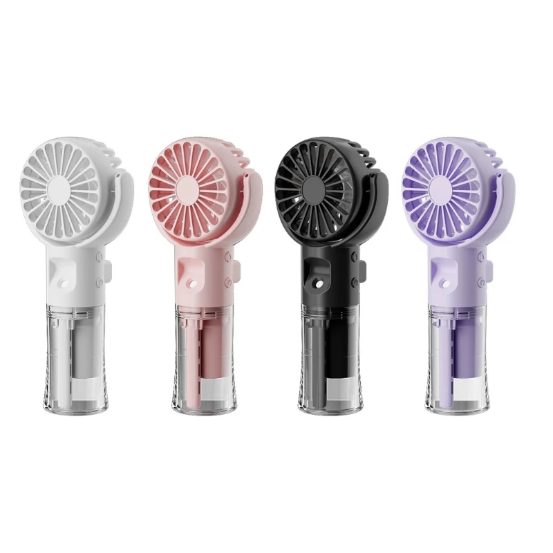 

Handheld Misting Fan Mini Cooling Fan for Makeup Travel Rechargeable Fan New Dropship