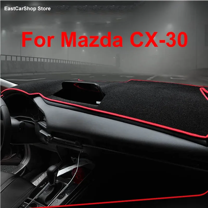 

for Mazda CX 30 CX-30 2019 2020 2021 2022 Car Dashboard Mat Cover Pad Anti-UV Rear Window Sun Shade Instrument Panel Carpet