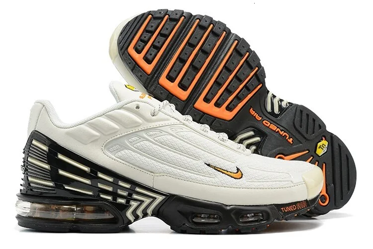 nike tuned 3 grey and orange