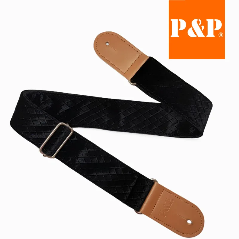 Sangle de guitare en cuir véritable noir, sangle Durable de haute qualité  pour guitare électrique acoustique basse Michael angel la même sangle -  AliExpress