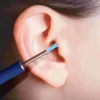 Ear Spoon Sleeves Ear Wax Removal Tips Silicone Ear Wax Picker Cover Ear Scoops Ear Spoon Protector Ear Cleaning Tools Blue 6