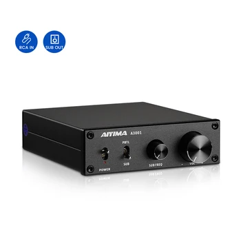 AIYIMA 서브우퍼 앰프 300W HIFI 모노 오디오 파워 앰프, 클래스 D 사운드 앰프, NE5532 OP AMP 볼륨 컨트롤, TPA3255
