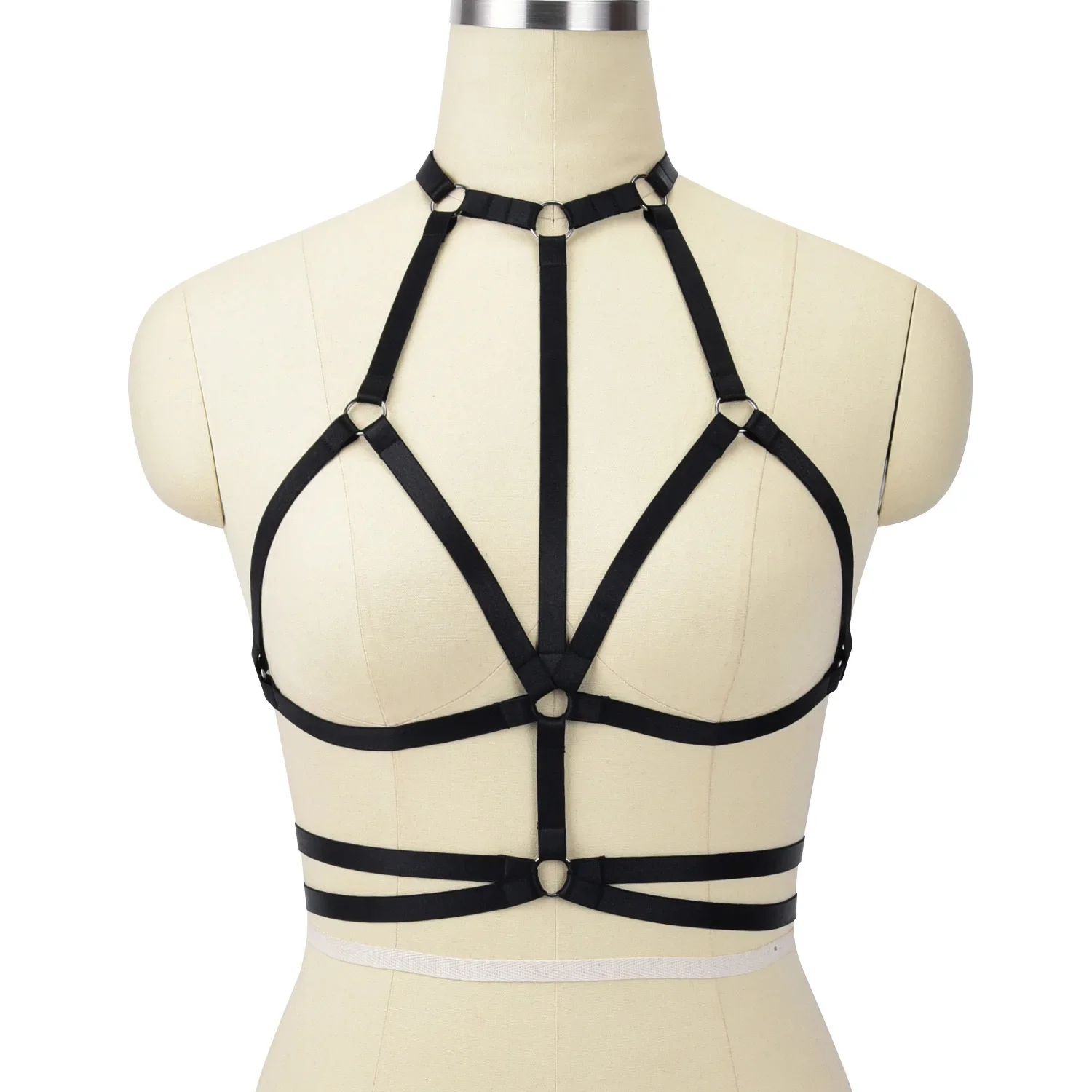 Fashionable Body Cage Harajuku Style Elastic Strap Binding Top Sexy Elastic Bra Bandeau Chinese Mainland Origin Special Use Clot