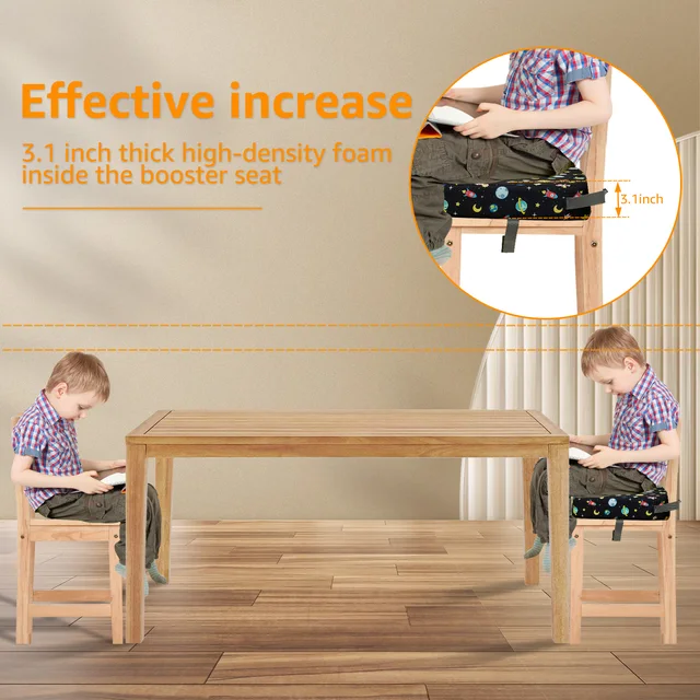 Toddler Chair TOTIDYH Toddler Booster Seat For Dining Chair, 10cm