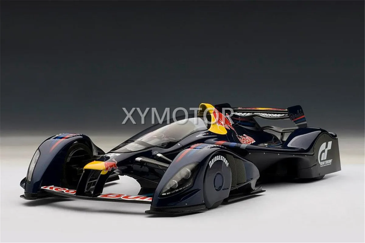 

1/18 Autoart For RED BULL X2010 GRAN TURISMO Model Toys Car Boys Girls Toys Gifts Carbon grain/Blue For Display Collection Metal