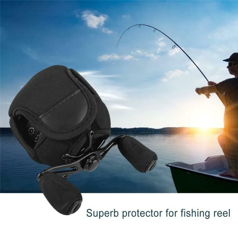 Fishing Reel Bag Protective Cover Baitcasting Trolling Spinning Fishing Wheel Protective Case Pouch Sleeve Tackle Accessories