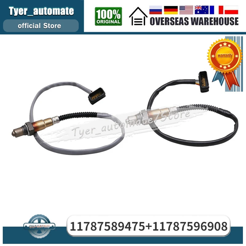 

Upstream & Downstream For BMW E90 E91 E92 F30 E70 E71 Oxygen Sensor O2 Sensor Lambda Sensor 11787589475 11787596908