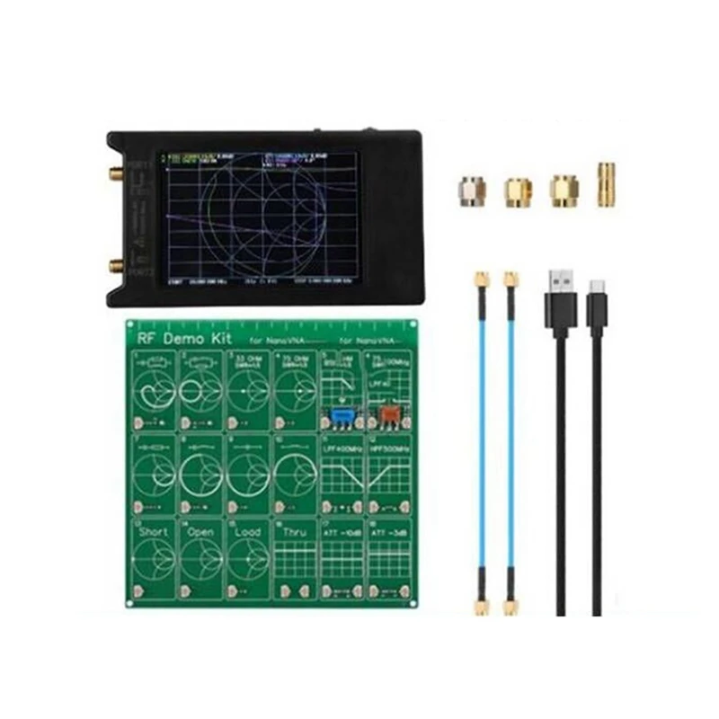 

1 Set 6G Vector Network Analyzer Nanovna 50K-6.3Ghz VNA Network Splitter Analyzer ABS 6G Vector Network Analyzer