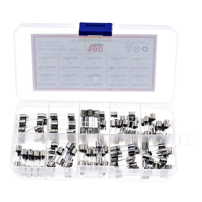 Fusibili Certificati VDE UL 20 Pezzi Fusibili A Tubo Vetro 3.6x10mm Lento Soffiaggio (Slow-Blow) 250V 0.25A (250mA) 20 Fusibili Lenti Per Circuiti - Foto 4