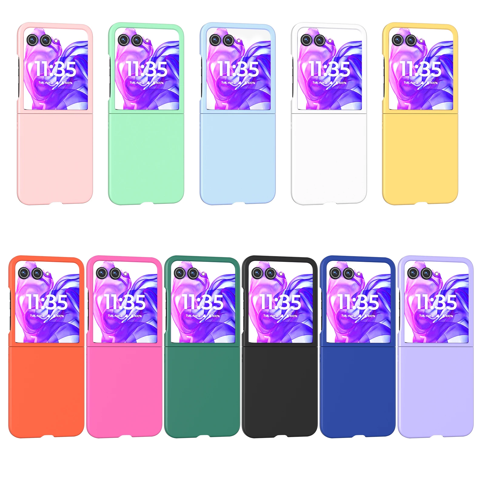Luxurious Skin Feel Case with Hinge Protection and Anti-Scratch Lightweight Design