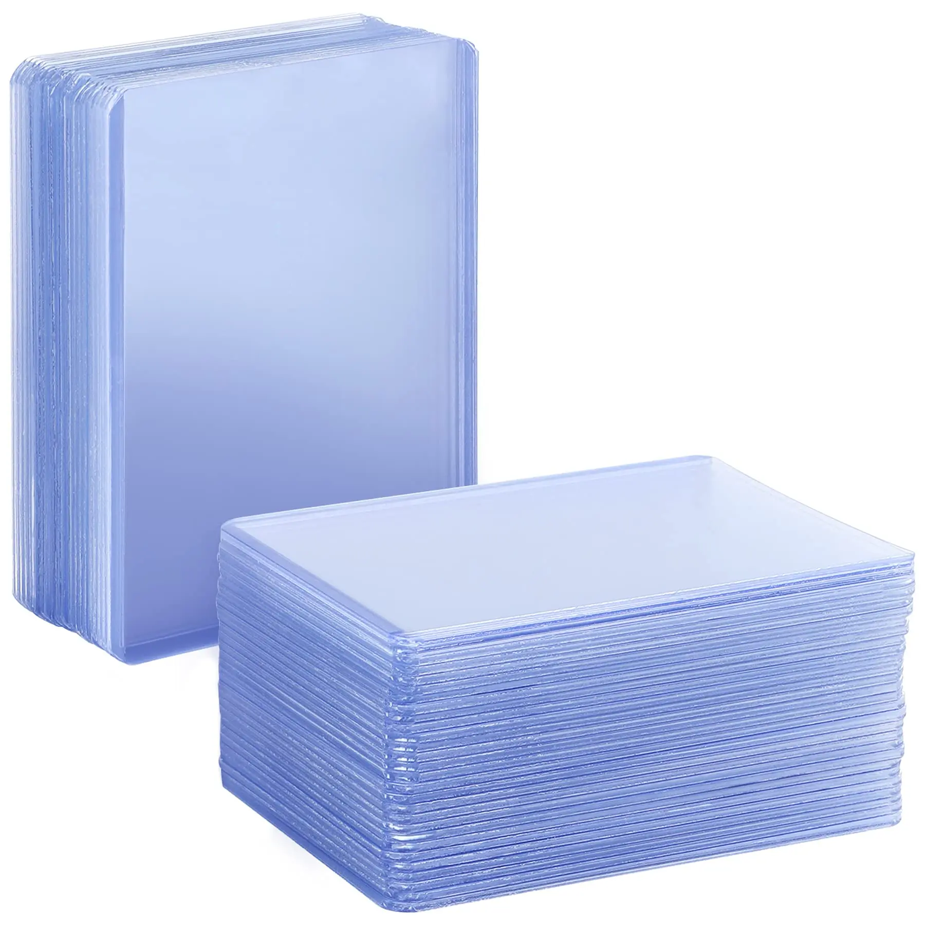 Transparente plástico rígido Card Sleeves, Cartão de proteção