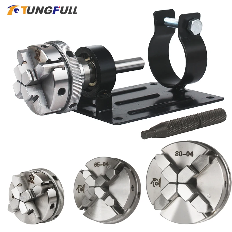 

Mini Lathe Chuck 3 Jaw Self Centre Chuck 4Jaw Lathe Chuck DIY Lathe Spindle Assembly Lathe Chuck Lathe for Wood Carpenter Lathe