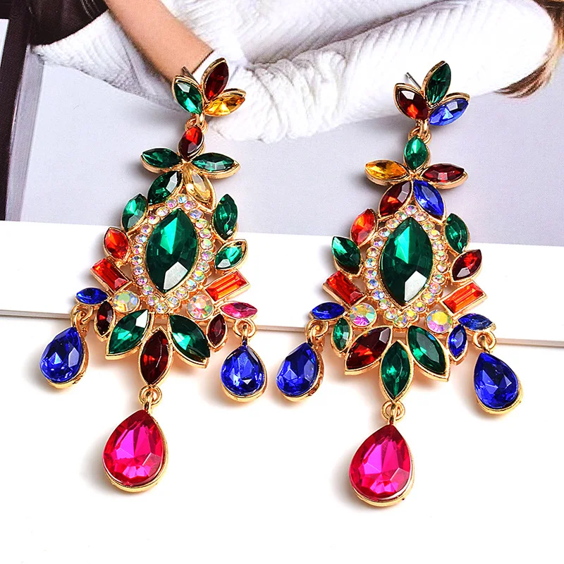 Ensemble de mariée boucles d'oreilles bijoux en plaqué argent Bollywood