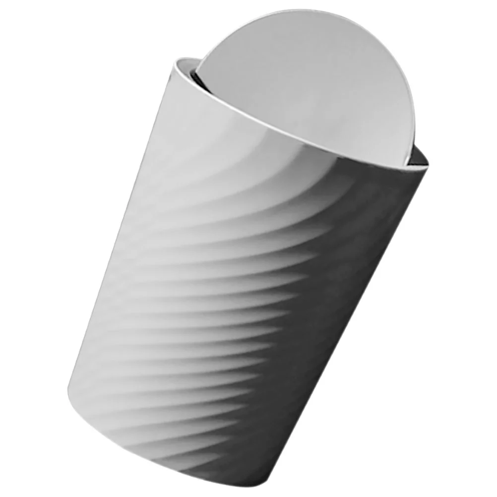 

Threaded Trash Can Garbage Pail Thicken Bucket Bathroom Belt Pressure Ring Bedroom Cans