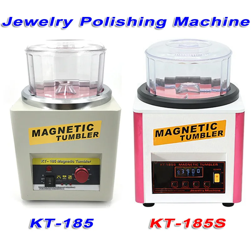 

Electric Magnetic Polishing Machine Cleaning KT-185 KT185S Magnetic Deburring Tool For Gold And Silver Jewelry Polisher