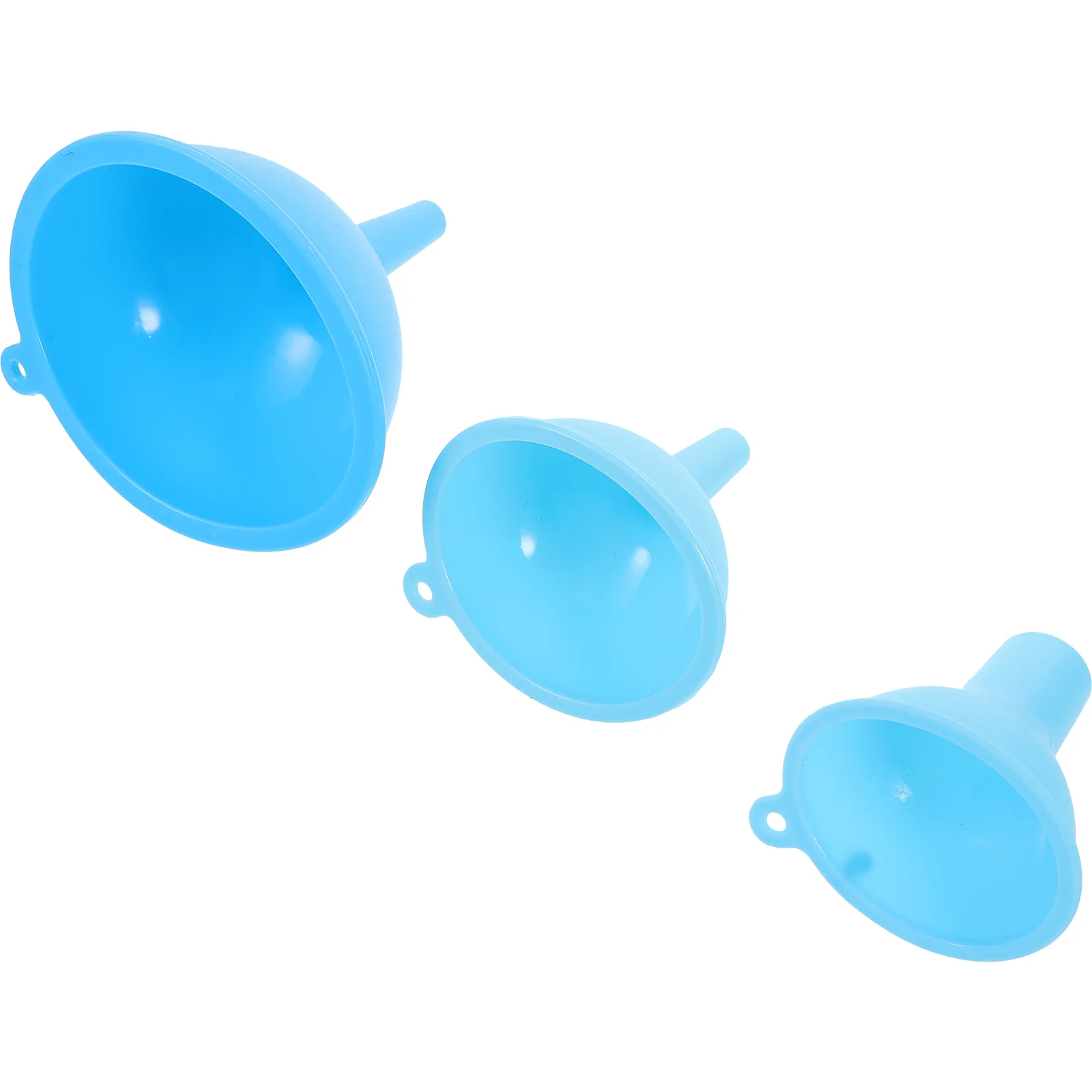 

3 Pcs Piece Set Silicone Funnel Tools Kitchen Utensils Silica Gel Funnels for Filing Bottles