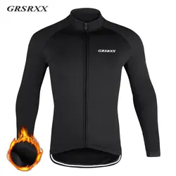 Unisex Winter Warm Cycling Jacket - Long Sleeve Ciclismo Jersey - M (01)