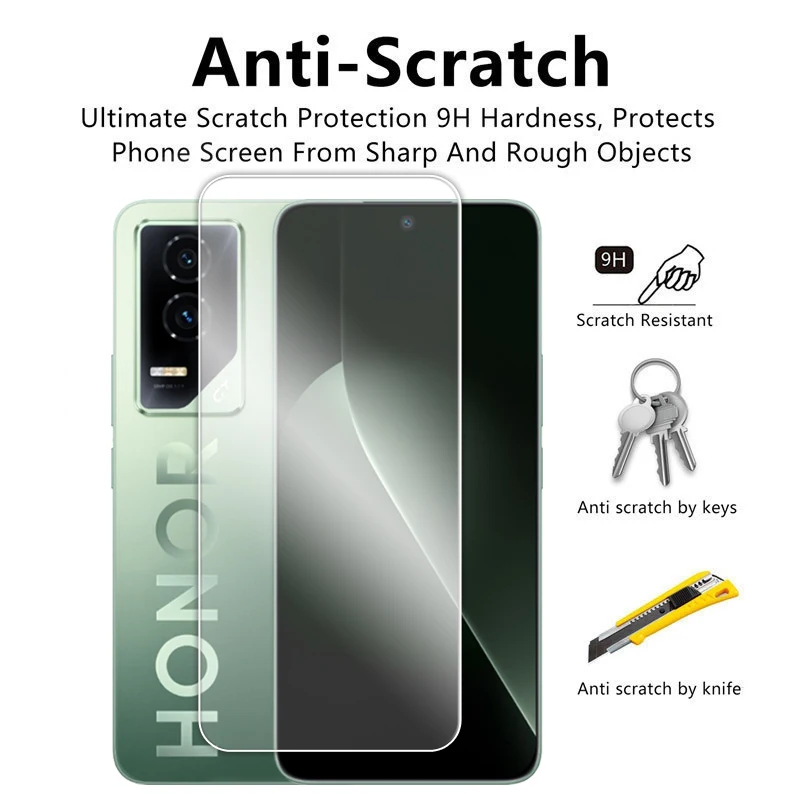 Clear Full Glue Tempered Glass Screen Protector with Lens Film