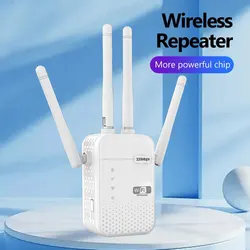 High-Speed 300Mbps WiFi Range Extender & Signal Booster - US Plug