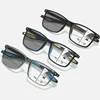 Progressive Photochromic Multifocal Reading Glasses 3 in 1 Outdoor Bifocal Sunglasses TR90 Sports Anti Blue Near Far Eyeglasses 3