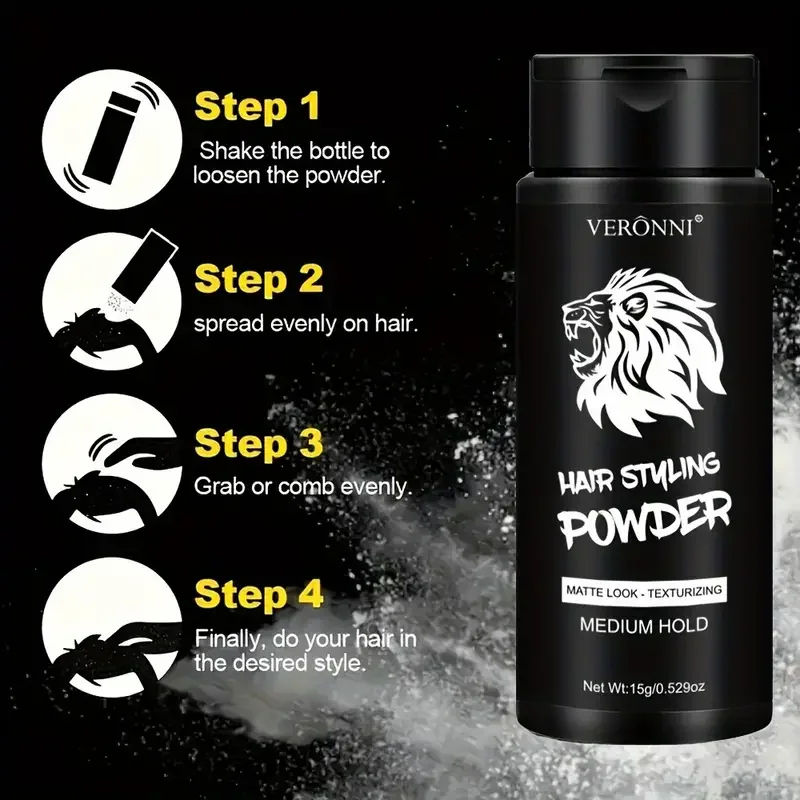 Hair Powder Unisex Hair Defining Powder Long-Lasting Volume Matte Finish Men and Women Hold Root Lifting Fluffy Increase