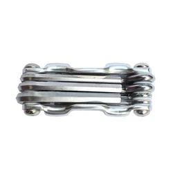 Compact Bicycle Multi-Tool Set (Silver)