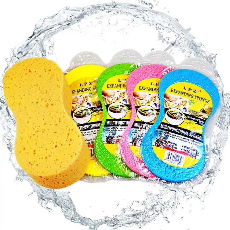 

Car Wash Sponge Compressed Sponges Clean Efficiently Quickly Abrasion-proof Durable Compressed Sponges Strong Water Absorption