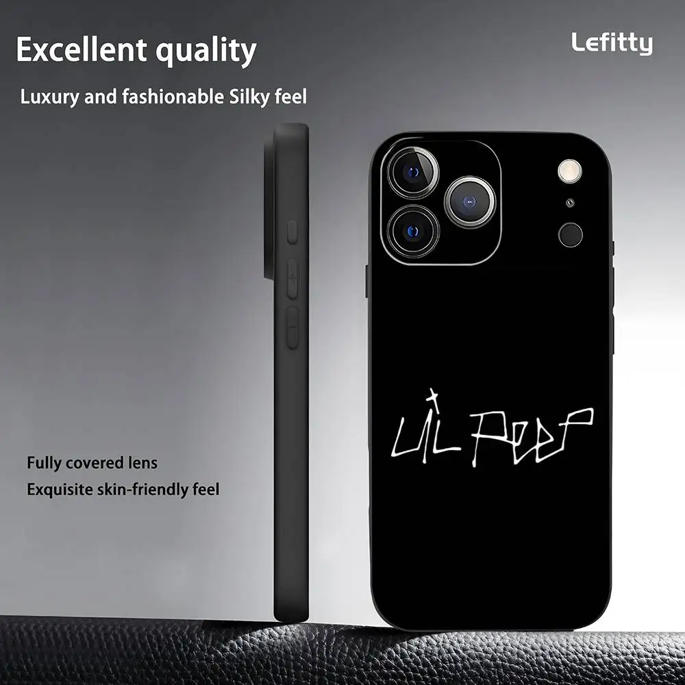 Lil Peep Hell Boy Black Frosted Soft Phone Case