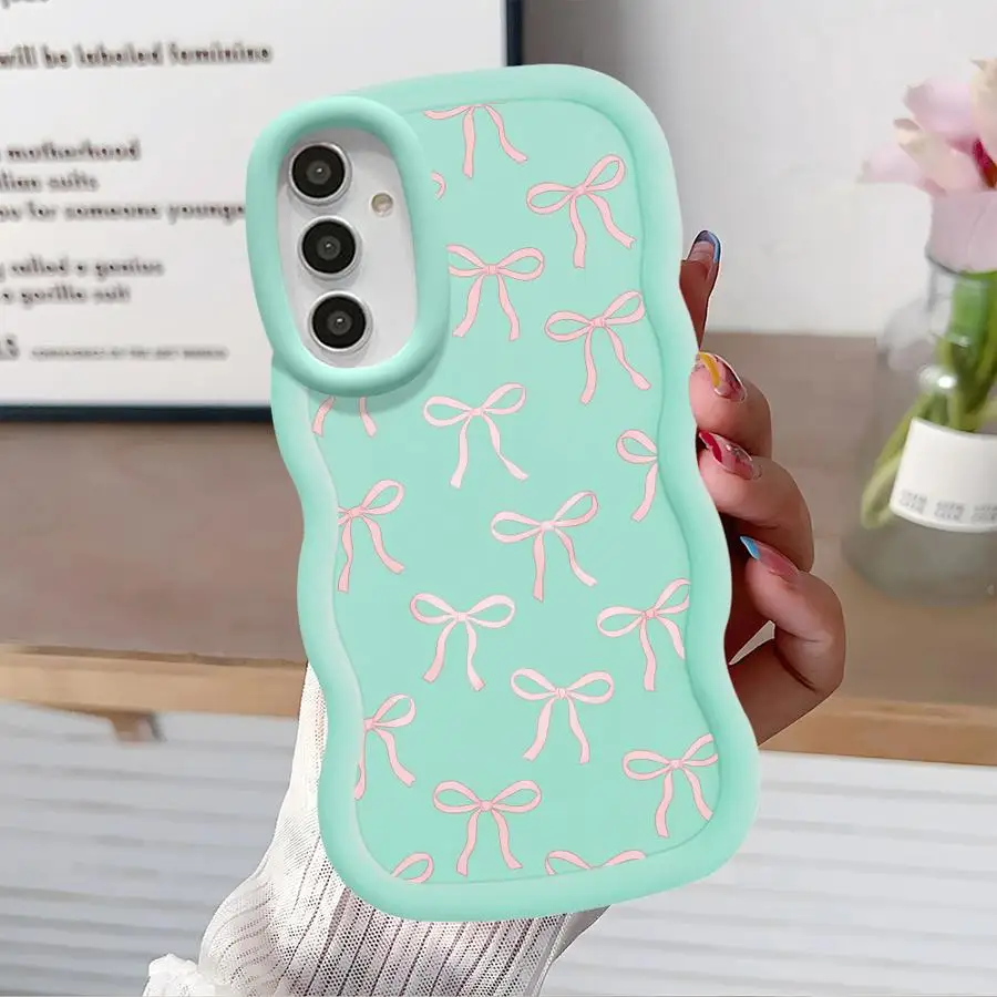 Fashion Pink Bow Soft Phone Cover Case